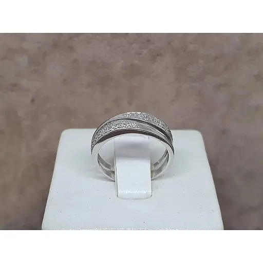 Серебряное кольцо Агни АГОНА с фианитами. 1170/1Р-CZ 15,5 - фото 4