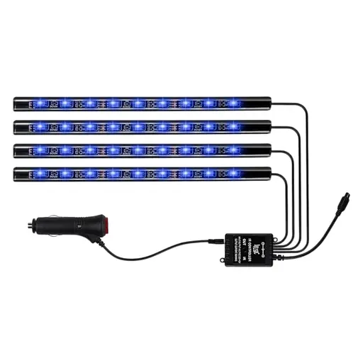 Автомобільні фари 36 LED багатоколірні музичні 4 шт.