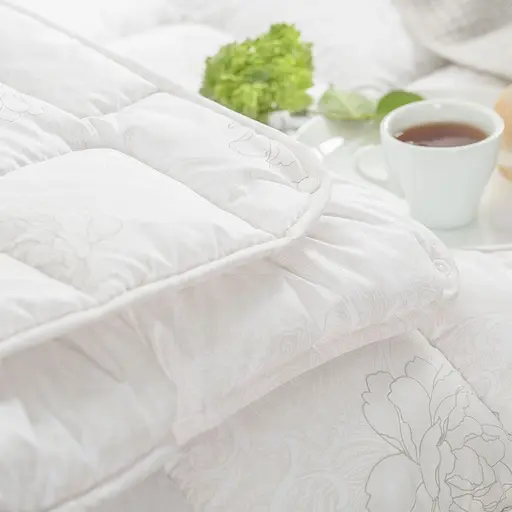 Ковдра Ideia 4 Сезона зима-літо Антиалергенне волокно Дві ковдри троянда 155х210см (8-9503*002) - фото 3