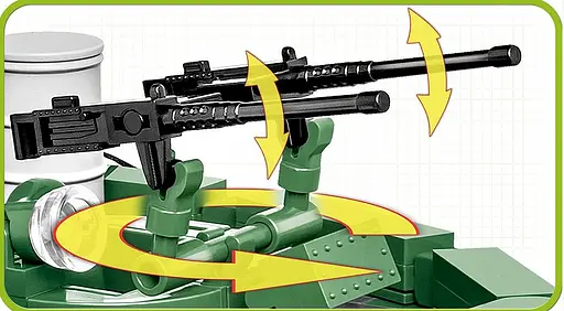 Конструктор COBI Patrol Boat River Mk II (PBR) 1:35 – Американский патрульный катер (615 деталей) - фото 7