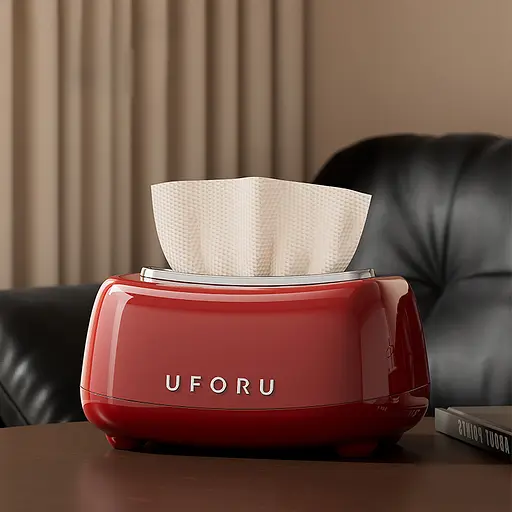 Коробка для серветок Uforu D2198 Червоний - фото 1