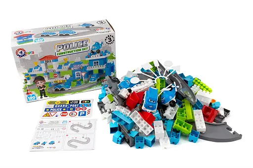 Конструктор ТехноК "Полицейский участок" 180 деталей 8447