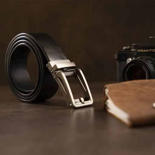 Ремінь шкіряний Vintage чоловічий 115х3,4 см acs0015147 - фото 6