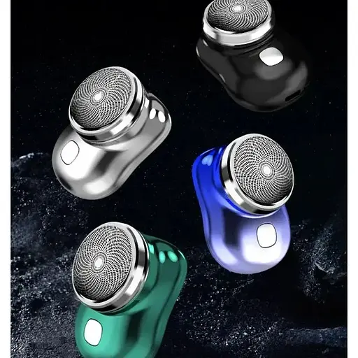 Акумуляторна міні бритва Ckeyin 10P електробритва бездротова роторна, для чоловіків, дорожня - фото 2