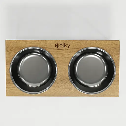 Hollky Base XXL40 — миски на підставці для дуже великих собак (2 × 2,8 л) - фото 3