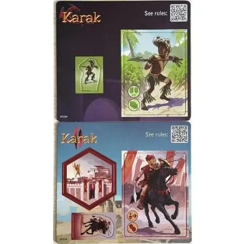 Аксесуар Lord of Boards Промонабір для гри Таємниці замку Карак І і ІІ Karak II Victorius and Darius Promo Characters укр. (LOB2357UA_promo)