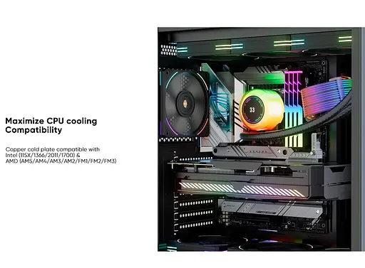 СВО 1stPlayer CC-360 Black (CC-360-BK) - фото 6