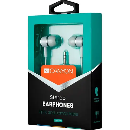 Навушники Canyon CNE-CEPM01W White (CNE-CEPM01W) - фото 3