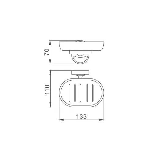Мыльница Frap F30102-1 - фото 4