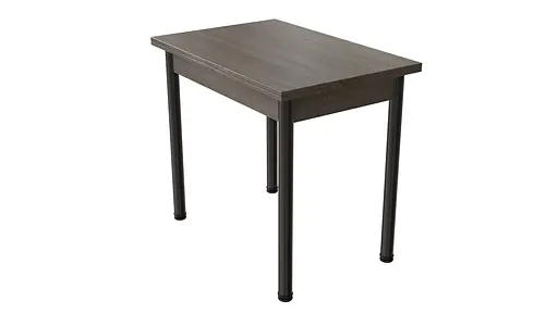 Розкладний обідній стіл трансформер Берта Ferrum-decor 750x1200x900 Чорний метал ДСП Дуб Сонома Трюфель 16 мм (FRD-105175) - фото 9