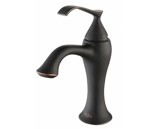 Смеситель для умывальника Kraus Ventus черная бронза KEF-15001ORB Бронза - фото 1