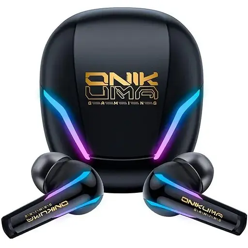 Навушники Onikuma Wireless Gaming Earbuds with ENC Mic T27 BT5.3/2.4G, PS5/PC, 7h