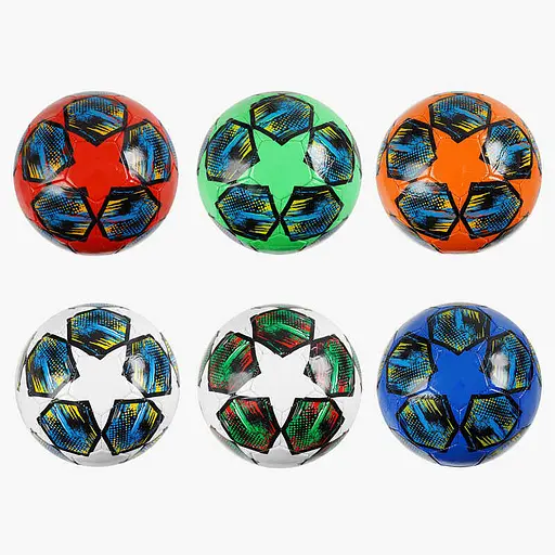 М’яч футбольний, C70157, 260-270 г, матеріал PVC, гумовий балон, розмір №5 (В асортименті) - фото 2