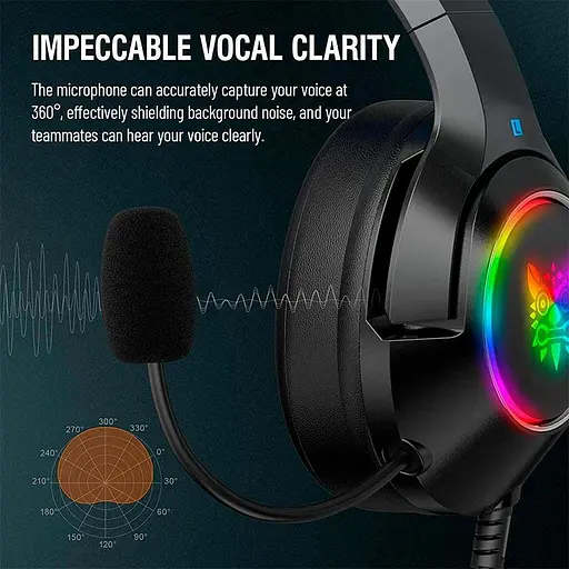 Наушники Onikuma Gaming with LED K9 - фото 3