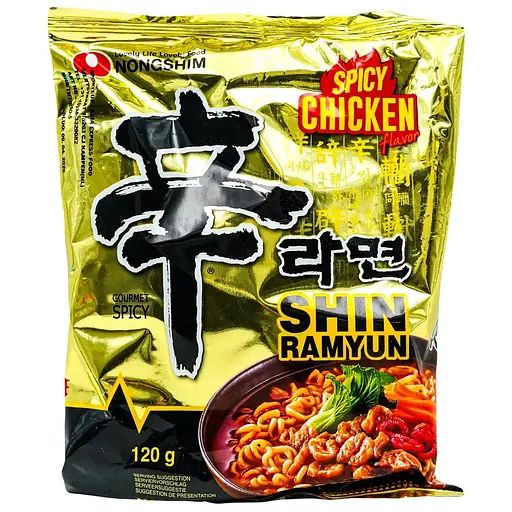 Локшина швидкого приготування Nongshim Shin Ramyun Chicken з куркою 120 г