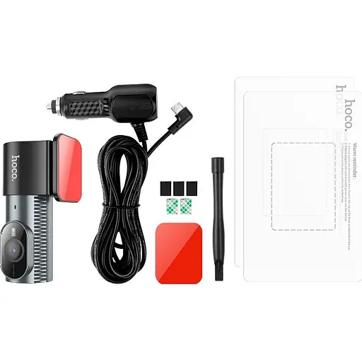 Автомобильный видеорегистратор Hoco DV13 Iron Gray [136874] - фото 6