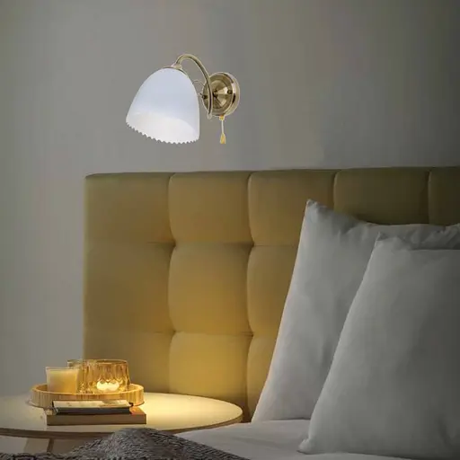 Бра Brille LK-675W/1 E27 AB настінне накладне мінімалізм - фото 6