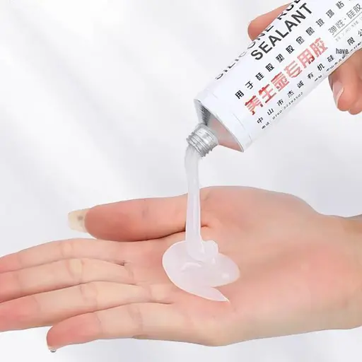 Клей герметик для ущільнювачів авто та техніки, водостійкий, силіконовий, тюбик 50 мл, 1 шт - фото 3