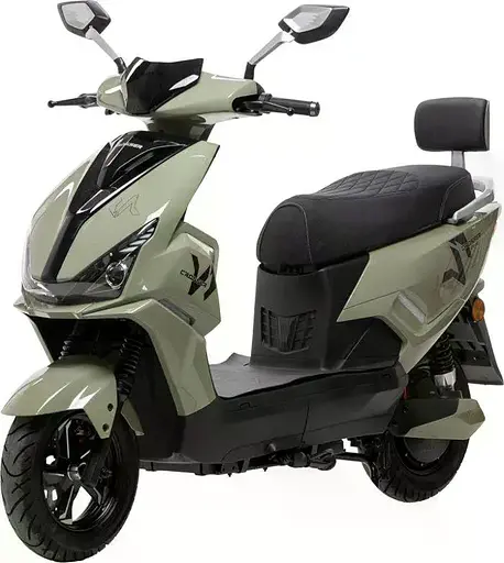 Электроскутер Двухместный Crosser CR23 (2500W, 72V/23Ah) Зеленый