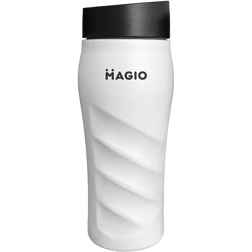 Термокружка Magio нержавеющая сталь 420 мл белая (1077МG) - фото 1