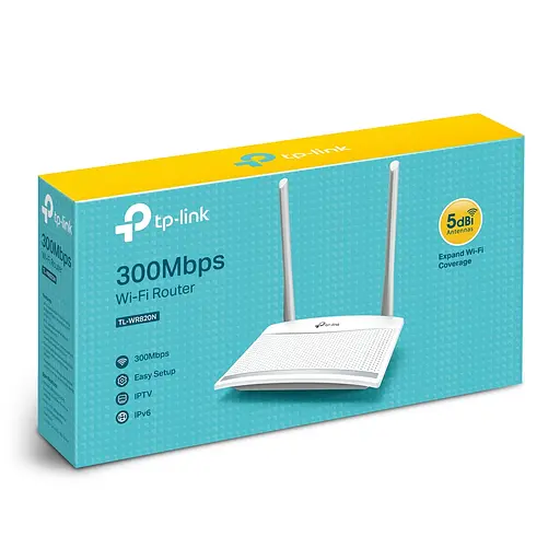 TP-Link МаршрутизаторTL-WR820N N300 2xFE LAN 1xFE WAN - фото 6