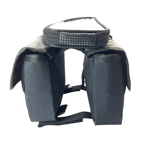 Велосумка на раму West Biking YP0707351 2 л для смартфона 7" 19х18х15 см чорно-сірий (G0001975) - фото 3
