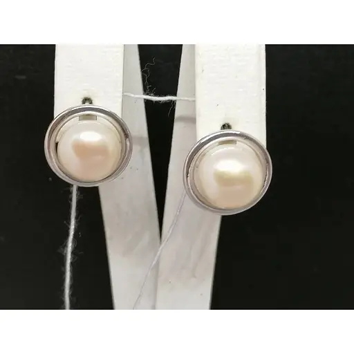 Золотые серьги Favoritum с жемчугом. 211808_2Б - фото 3