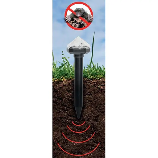Відлякувач кротів та гризунів Bradas на сонячній батареї діамант CTRL-MO113S - фото 3