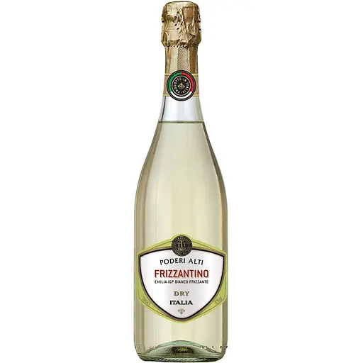 Ігристе вино Poderi Alti Frizzantino Emilia Bianco Secco-Dry біле сухе 10% 0.75 л