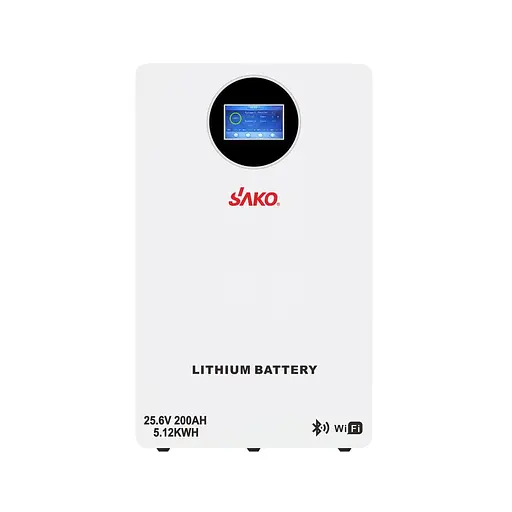 Аккумуляторная батарея литий-железо-фосфатная LiFePO4 200А*ч 25.6В 5120Вт*ч Sako Li-Sun series SK-25.6V200Ah настенный / напольный монтаж (42-00244) - фото 1