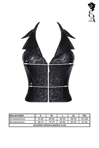 Топ Demoniq BRLUDMILA001 L (черный) - фото 8