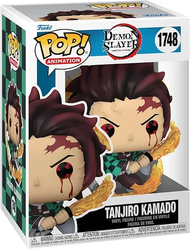 Фігурка Funko Pop Клинок, що розсікає демонів Танджиро Demon Slayer Tanjiro 10 см DS TK 1748 - фото 3