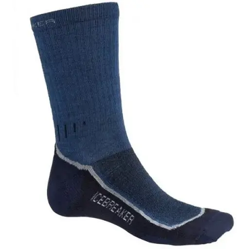 Шкарпетки Icebreaker Hike Lite Crew MEN Atlantic/Silver XL (1052-IBN 318 B21 XL)