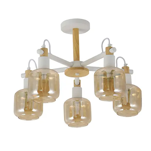 Люстра Ardero BL1450-2 DENVER під лампу білий - фото 2