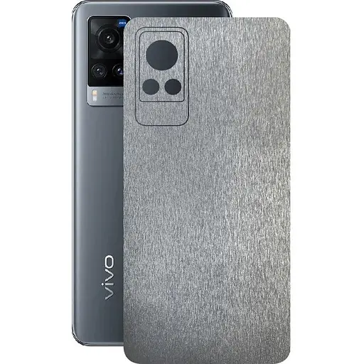 Защитная пленка StatusSKIN для Vivo X60 5G Корпус Винил Металл серебро - фото 1