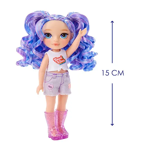 Игровой набор с куклой Rainbow High серии Littles Аметиста - фото 2