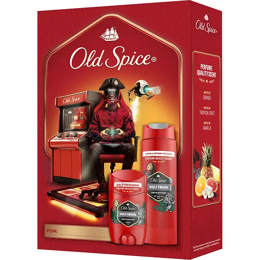 Подарунковий набір Old Spice Gamer Wolfthorn: дезодорант-стік 50 мл + гель для душу 3-в-1, 250 мл - фото 2