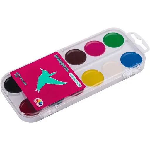 Набір медової акварелі Гамма Захоплення 12 кольрів без пензлика