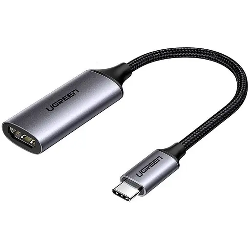 Переходник Ugreen USB 2.0 Type C HDMI V2.0 4K 60Hz 10 См CM297 Серый