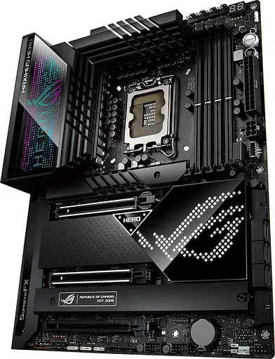 Материнская плата ASUS ROG MAXIMUS Z690 HERO (ROG Maximus Z690 Hero) (Socket 1700, Intel Z690, ATX) Б/у - фото 2