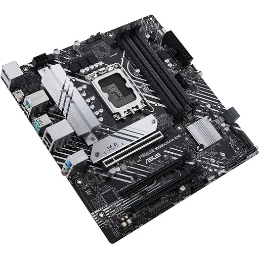 Материнская плата Asus Prime LGA1700, B660M-A D4-CSM, B660, 4xDDR4, Int.Video (CPU), 4xSATA3, 2xM.2, 1xPCI-E 16x 4.0, 2xPCI-E 16x 3.0, ALC 5xUSB3.2/6xUSB2.0, HDMI/DP, CrossFire, MicroATX - фото 4
