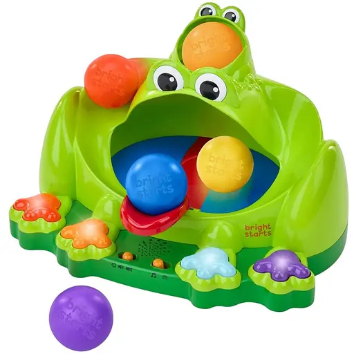 Іграшка музична Bright Starts Poppin' Ball Frog (17159)
