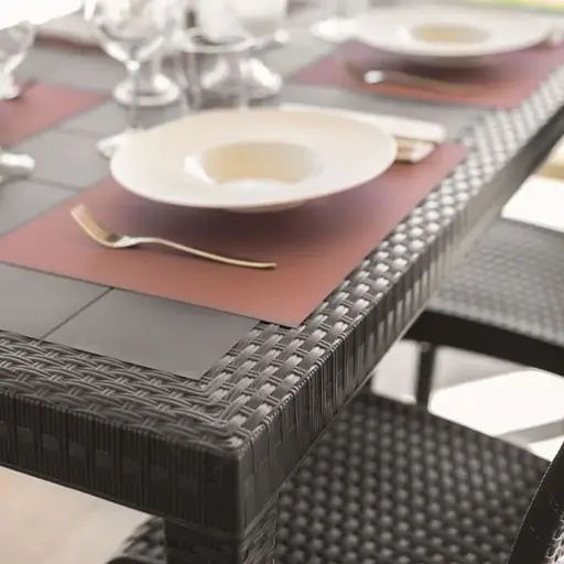 Стол для сада пластиковый Bica Houston коричневый - фото 8