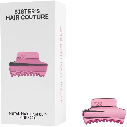 Заколка для волосся Sister`s Aroma Pink Maxi металева - фото 1