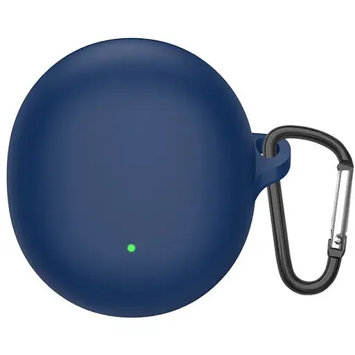 Чохол-накладка DK для Oppo Enco Air 3 Silicone Candy Friendly з карабіном (016054) (dark blue)