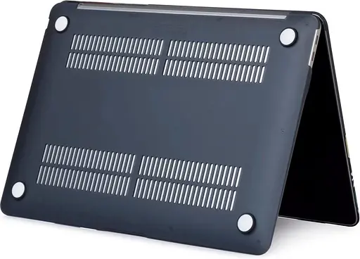 Пластиковая накладка (верх и низ) Hardshell Crystal Case для Apple MacBook Air 13.6" M2 A2681 2022 (Black) [77497] - фото 3