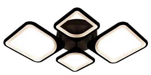 Люстра світлодіодна V K39047-2+2 BK - фото 2