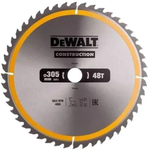 Диск пиляльний DeWalt Construction 305 х 30 мм 48 зубів (DT1959)
