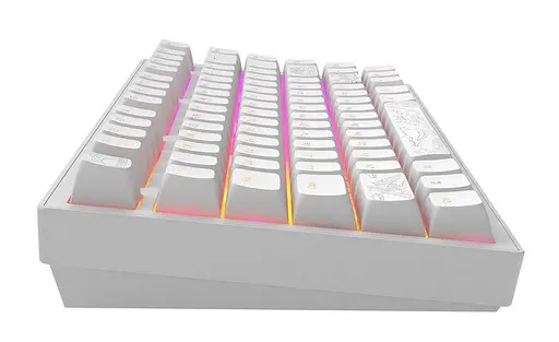 Клавіатура Dark Project ALU81 Terra Nostra ENG/UA (DPKB_NOSTRA_81_ANSI_WHITE_UA) - фото 6