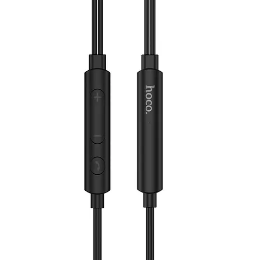 Дротові навушники Hoco M53, 3.5mm, 1.2m, чорні - фото 4